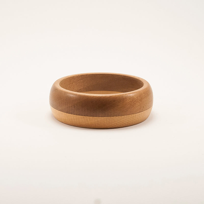 Emma. Ιroko Wooden Bracelet, in Torus Shape. A118-1